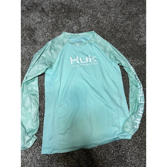 Youth large Huk fishing long sleeved top - Picture 1 of 7